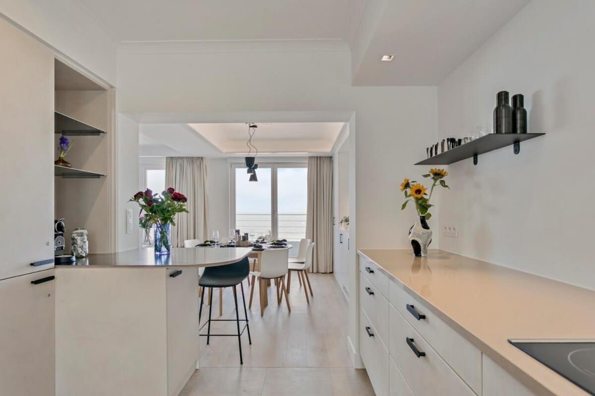 Huswell - Panoramic Seaview Apartment In 'T Zoute كنوك هايست المظهر الخارجي الصورة