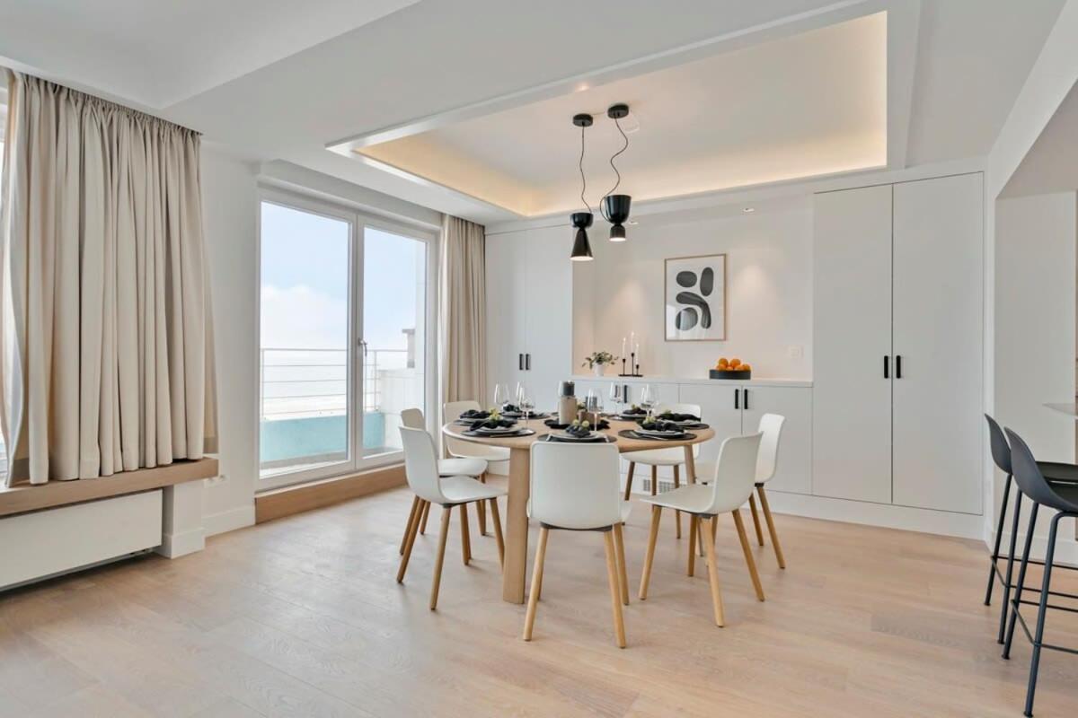 Huswell - Panoramic Seaview Apartment In 'T Zoute كنوك هايست المظهر الخارجي الصورة